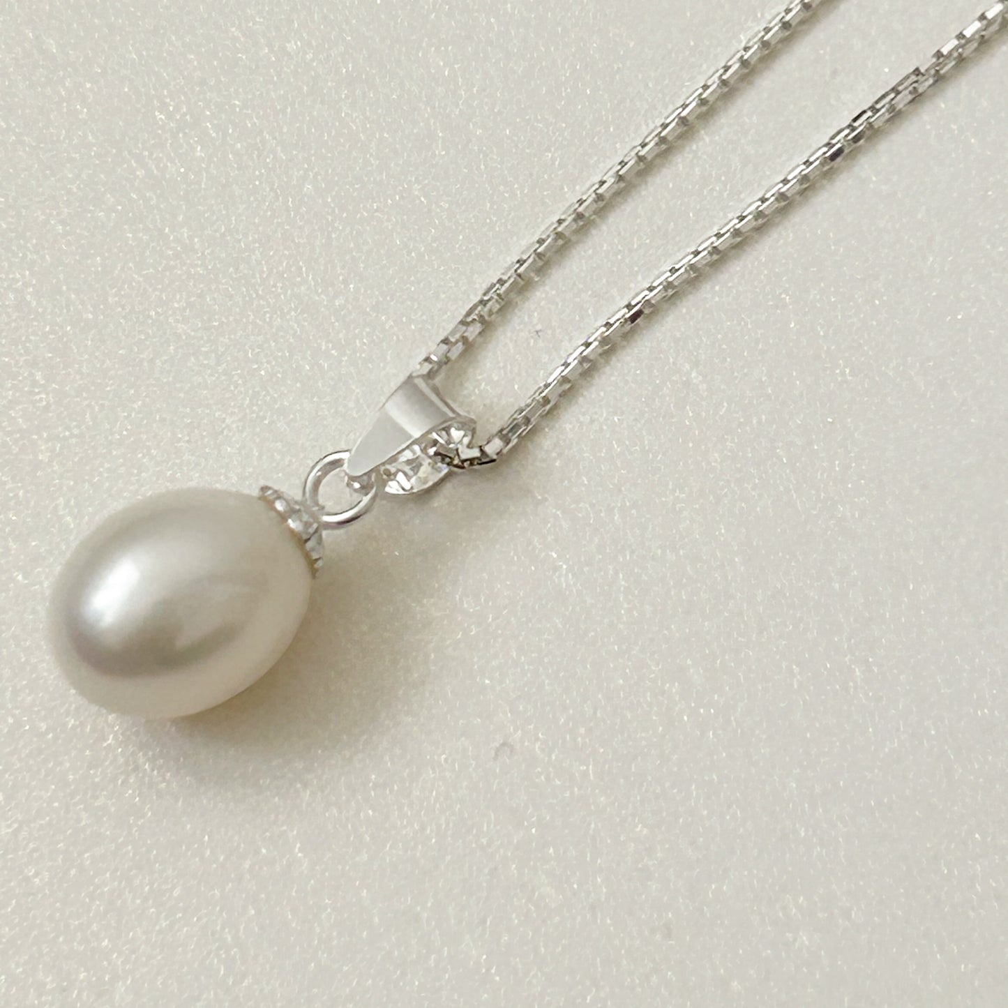 Freshwater Pearl Necklace- Sterling Silver