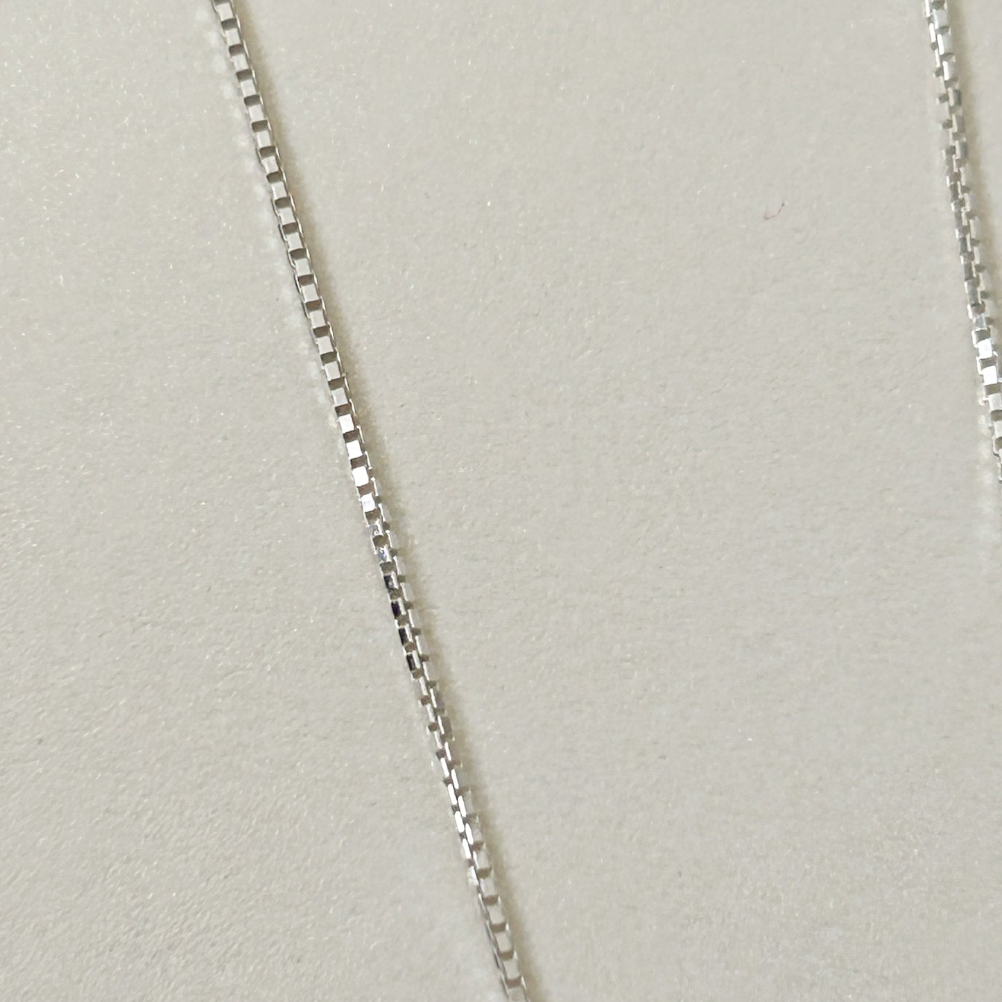 Silver Box Chain Necklace