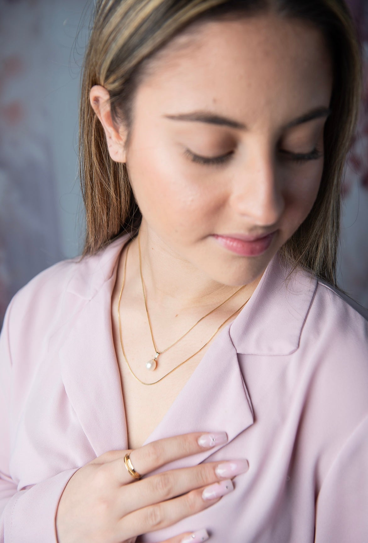 Freshwater Pearl Necklace- Gold-Filled