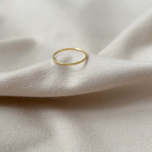 Hammered Stacking Ring
