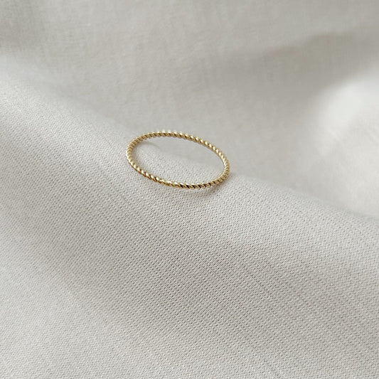 Twisted Stacking Ring