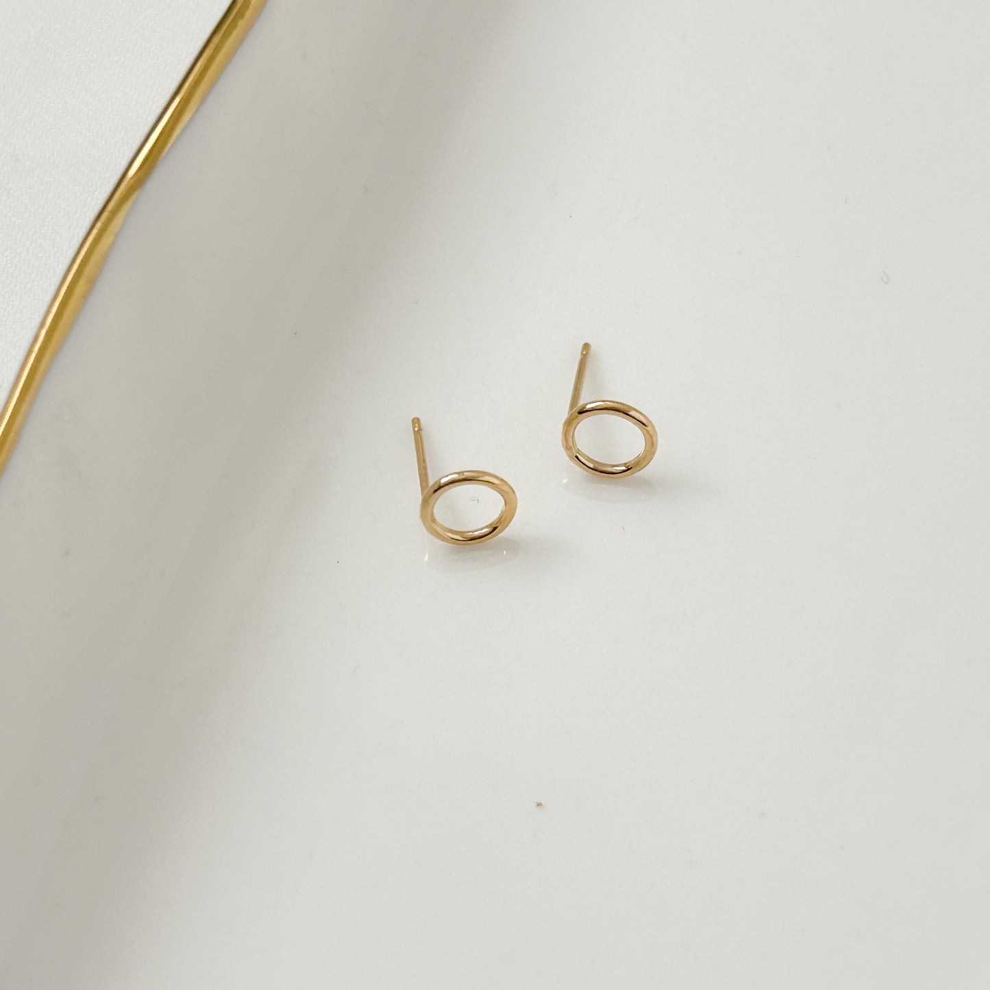 Open Circle Studs