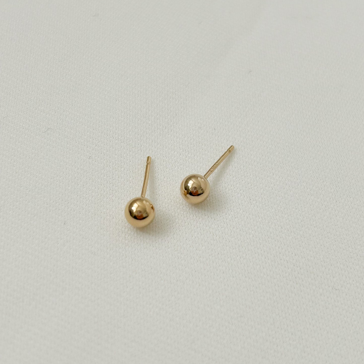 Gold-Filled Ball Stud Earrings