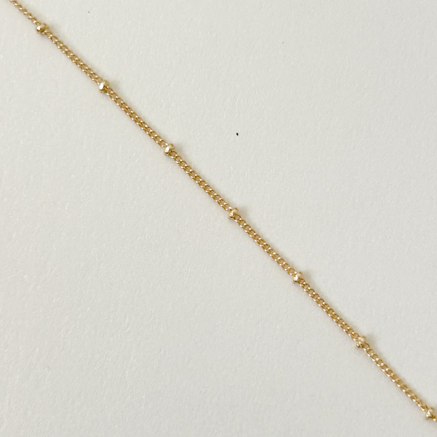 Gold-Filled Satellite Anklet