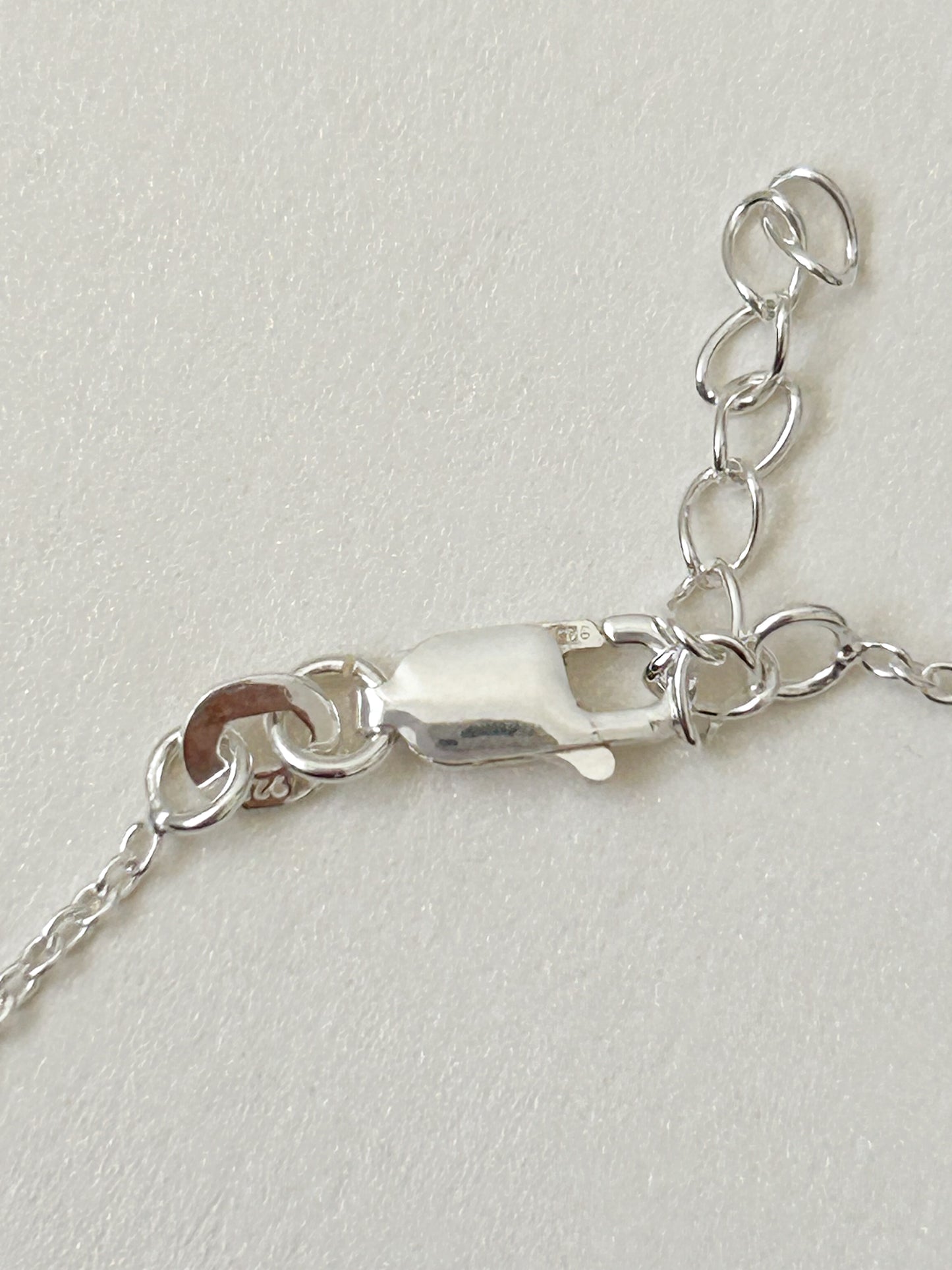 Love Anklet with Pearl Charm