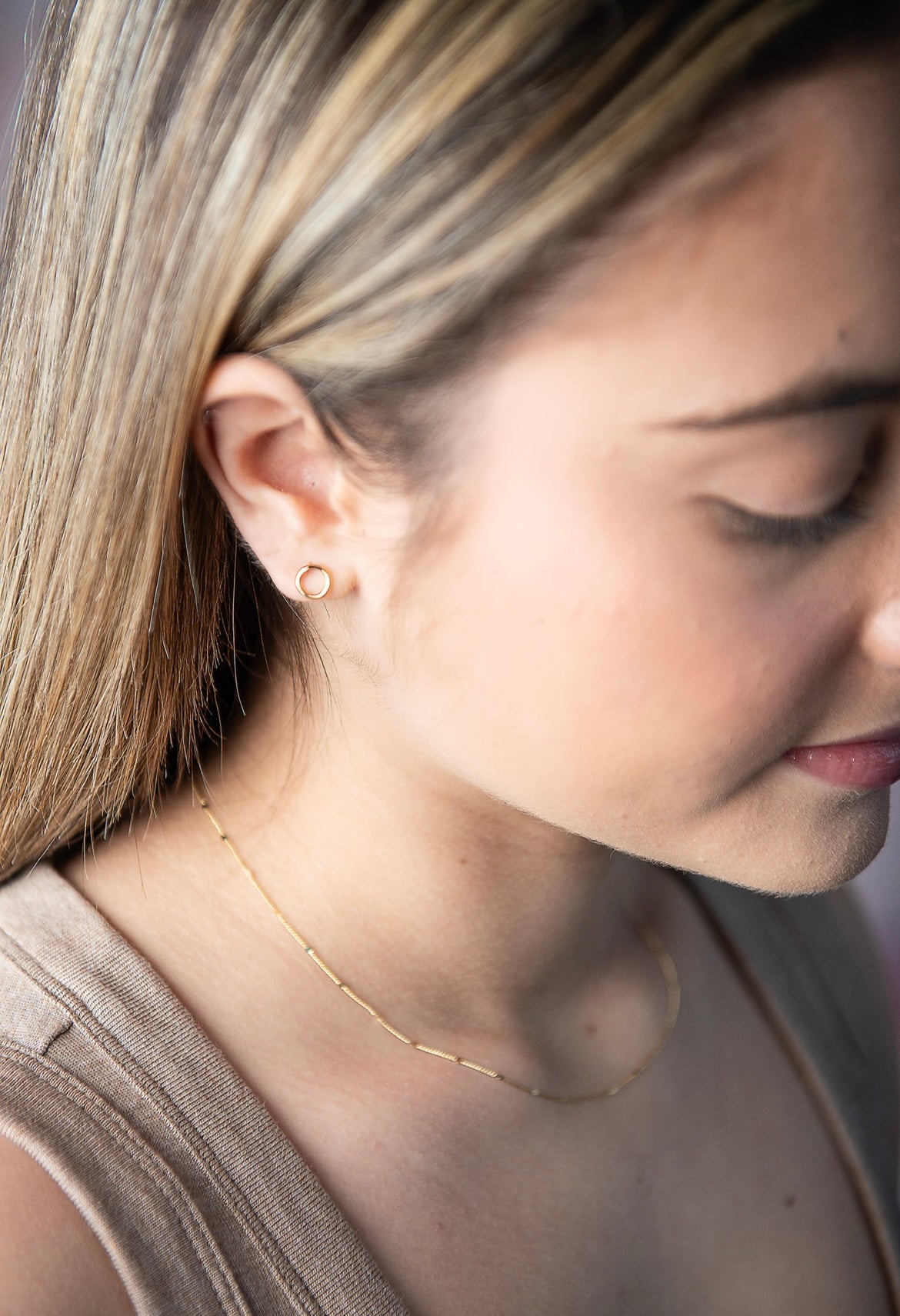 Open Circle Studs