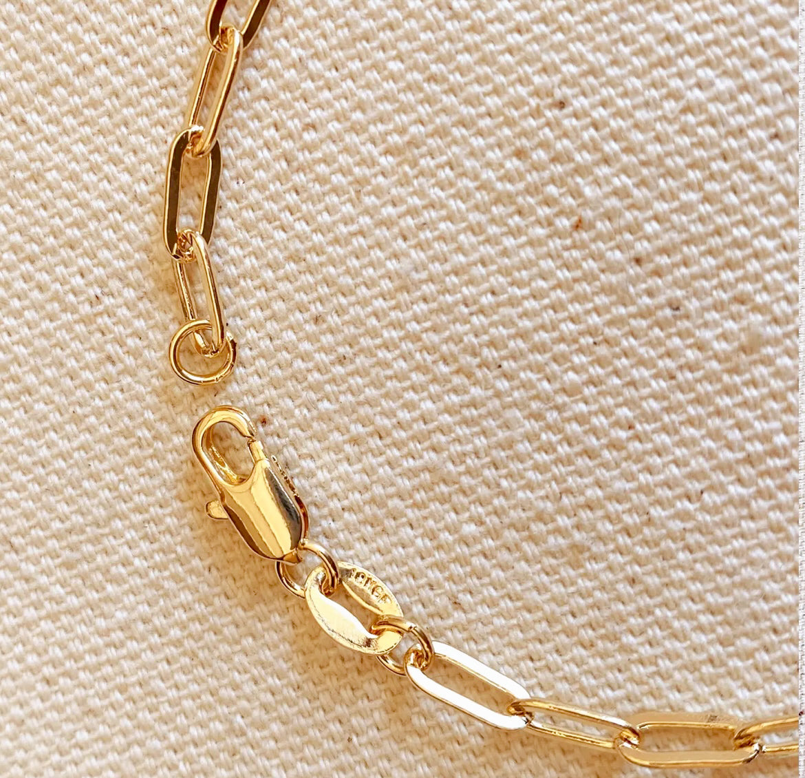 Short Link Paperclip Bracelet