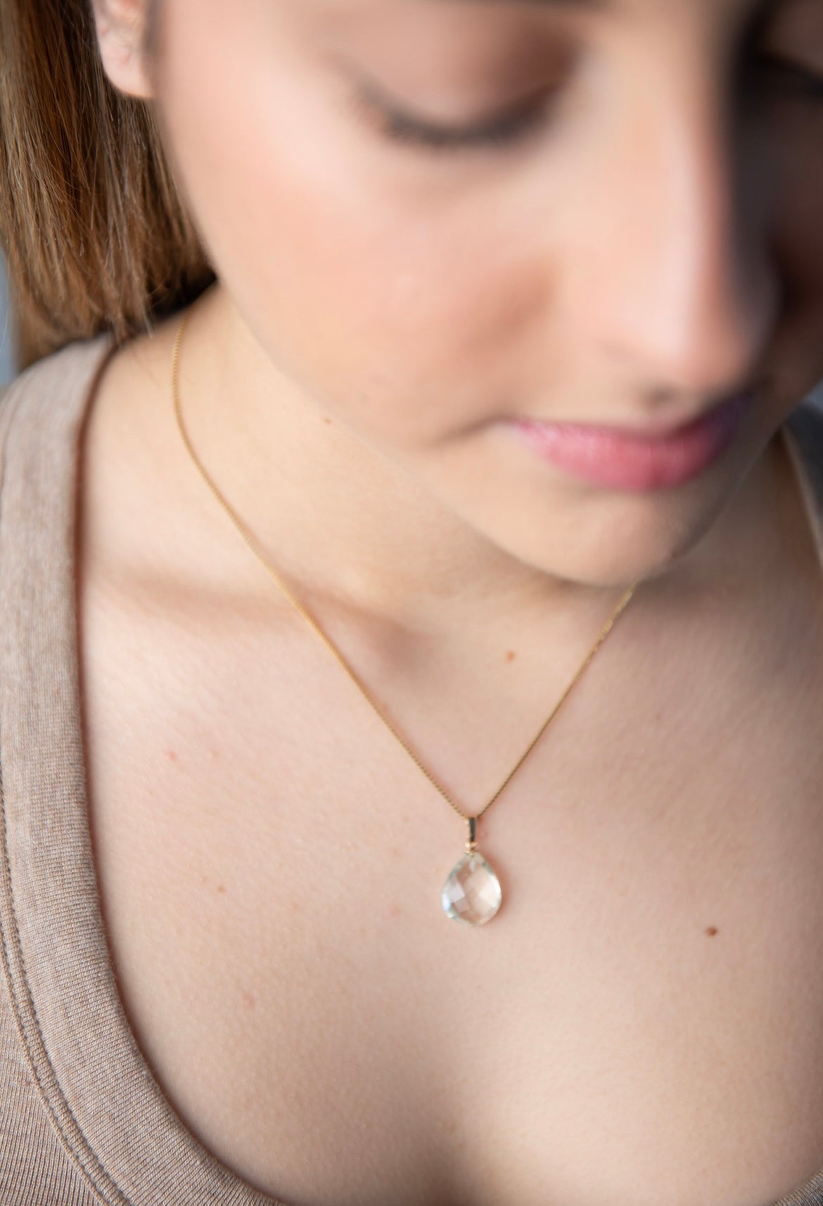 Crystal Pendant Necklace