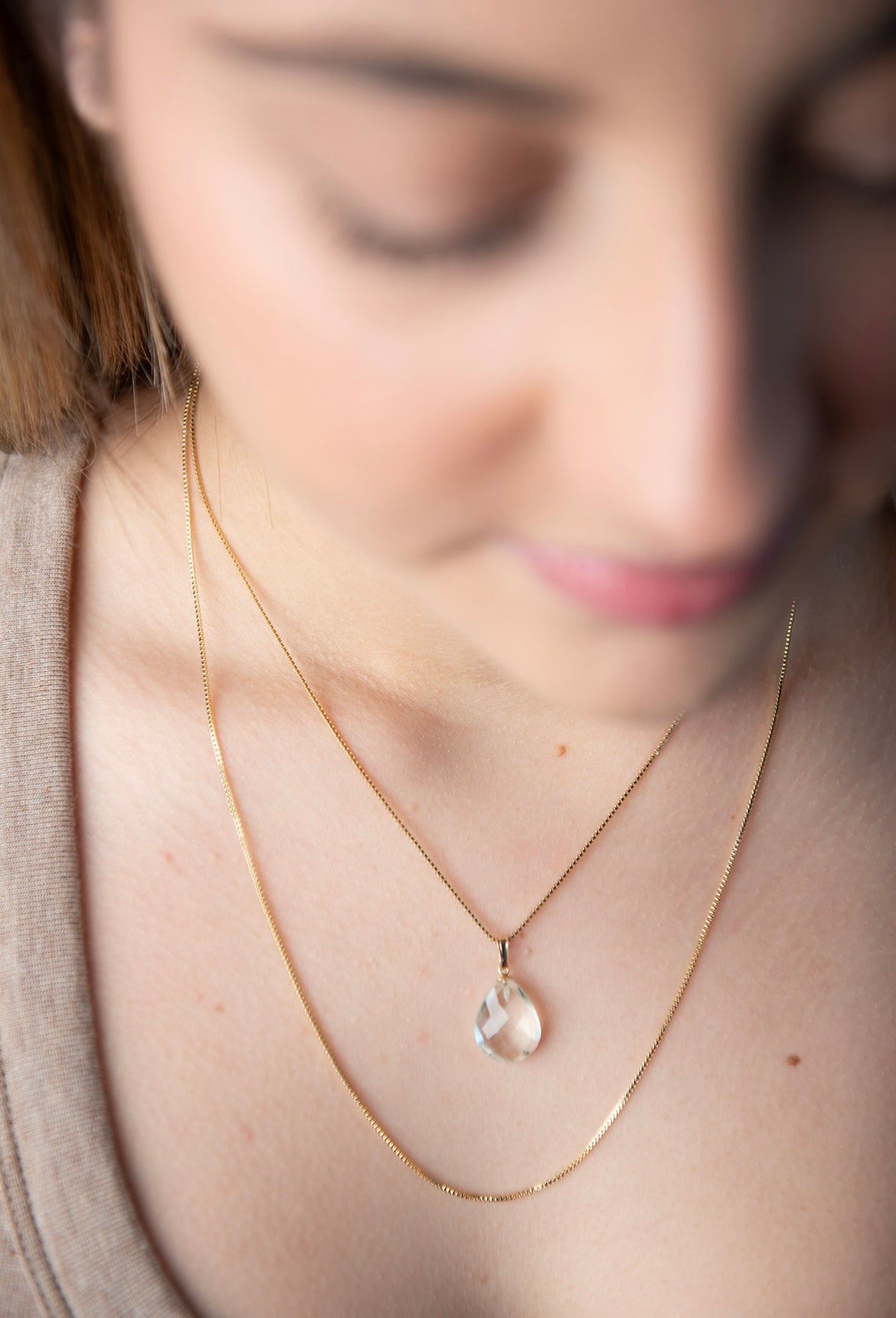Crystal Pendant Necklace