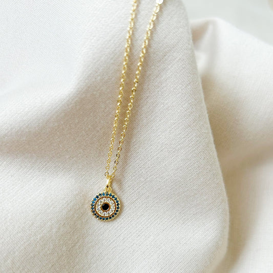 18k Gold-Filled Eye Of Protection Necklace